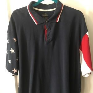REDHEAD AMERICAN FLAG POLO